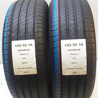 2 GOMME 195 55 16 MICHELIN A1841