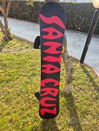 Snowboard Santacruz + attacchi Burton Infedel