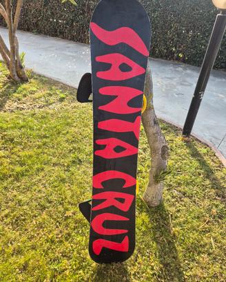Snowboard Santacruz + attacchi Burton Infedel