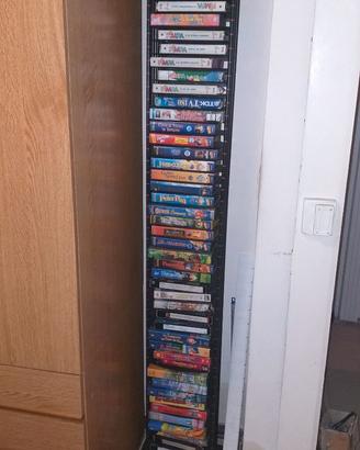 videocassette vhs contenti fiabe