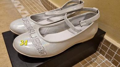 Scarpe ballerina Paciotti 4US N. 34 bianco perla