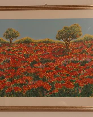 Ezio Ottaviani - Campo di Papaveri 