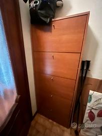 Scarpiera a 5 cassetti