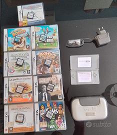 Nintendo DS Lite bianco + 9 giochi