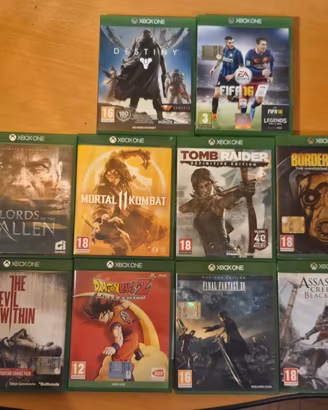 Lotto 12 videogiochi Xbox One e 360