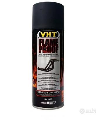 Vernice Alta Temperatura Impianti Scarico VHT Nero