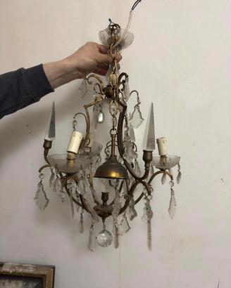 Lampadario d'epoca stile Maria Teresa