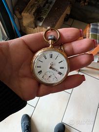 Orologio d'oro Remontoir - Ancre Ligne Droite 1800