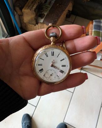 Orologio d'oro Remontoir - Ancre Ligne Droite 1800