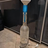 lampade con bottiglie personalizzate