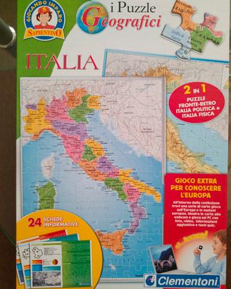i Puzzle Geografici Sapientino Clementoni