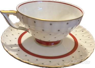 Konigl Tettau sapphire tazza da te con piattino