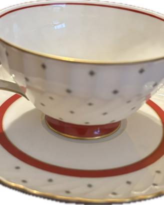 Konigl Tettau sapphire tazza da te con piattino