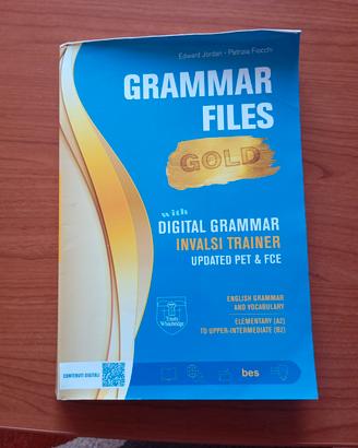 Libro scuola superiore "Grammar Files" gold