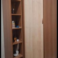 Maxi Armadio  ad Angolo + 2 Scaffali  Coordinati