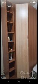 Maxi Armadio  ad Angolo + 2 Scaffali  Coordinati