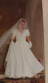 vestito da sposa in seta