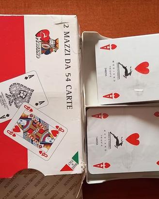 CARTE DA POKER CON PELLICOLA PROTETTIVA