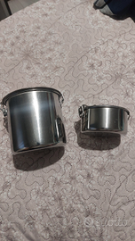 Stoviglie da campeggio acciaio inox