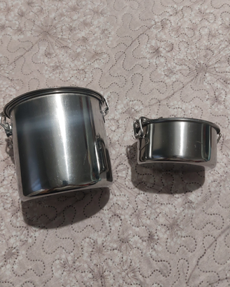 Stoviglie da campeggio acciaio inox