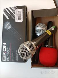  5 microfono professionale + 3 supporto microfono 