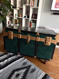 Baule tavolino con ruote