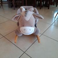 dondolo in legno con cinture