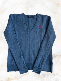 Maglione Ralph Lauren Merino Cashmere Trecce M