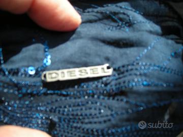 Foulard marca diesel di colore blu