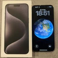 iPhone 15 pro max 256gb nero
