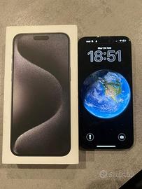 iPhone 15 pro max 256gb nero