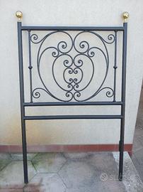 Letto in ferro battuto realizzato a mano