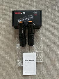 2 TORCIA LED IMPERMEABILE RICARICABILE a 8€ totale