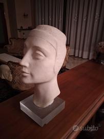 Cleopatra busto in Marmo Bianco