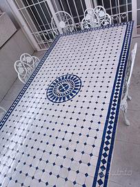 Tavolo maiolica fatta a mano