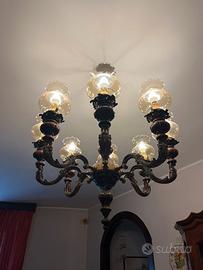 Lamparadio + lampada da terra