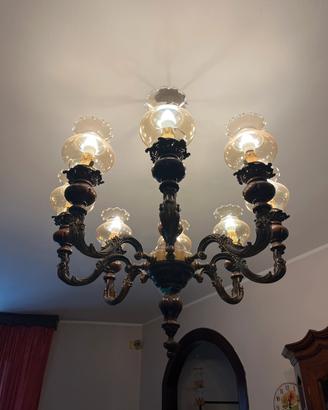 Lamparadio + lampada da terra