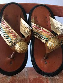 Ghana sandali artigianali dall' Africa handmade