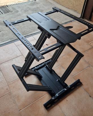 supporto tv parete 
