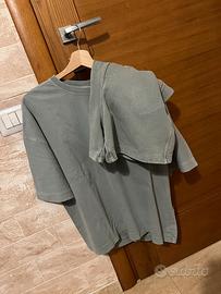 Completo estivo tuta verde scuro Zara