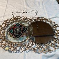 Orologio più Specchio ferro battuto