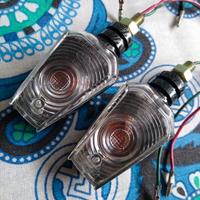 COPPIA FRECCE MOTO TIPO CARBONIO naked sportiva