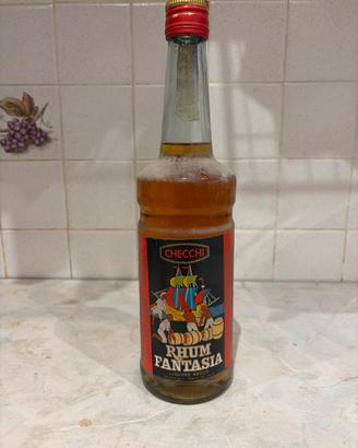 Bottiglia Vintage Rhum Fantasia Checchi anni ‘50