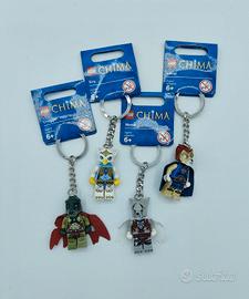 portachiavi lego chima 4 personaggi