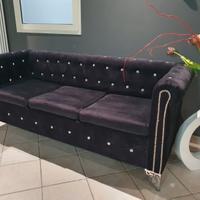 Coppia Divani Chesterfield a 2 Posti + 3 Posti
