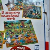 puzzle grande a tappeto con tessere morbide 