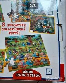 puzzle grande a tappeto con tessere morbide 