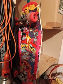 skate board Power ranger vintage