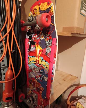 skate board Power ranger vintage