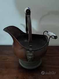 vaso rame anfora vintage